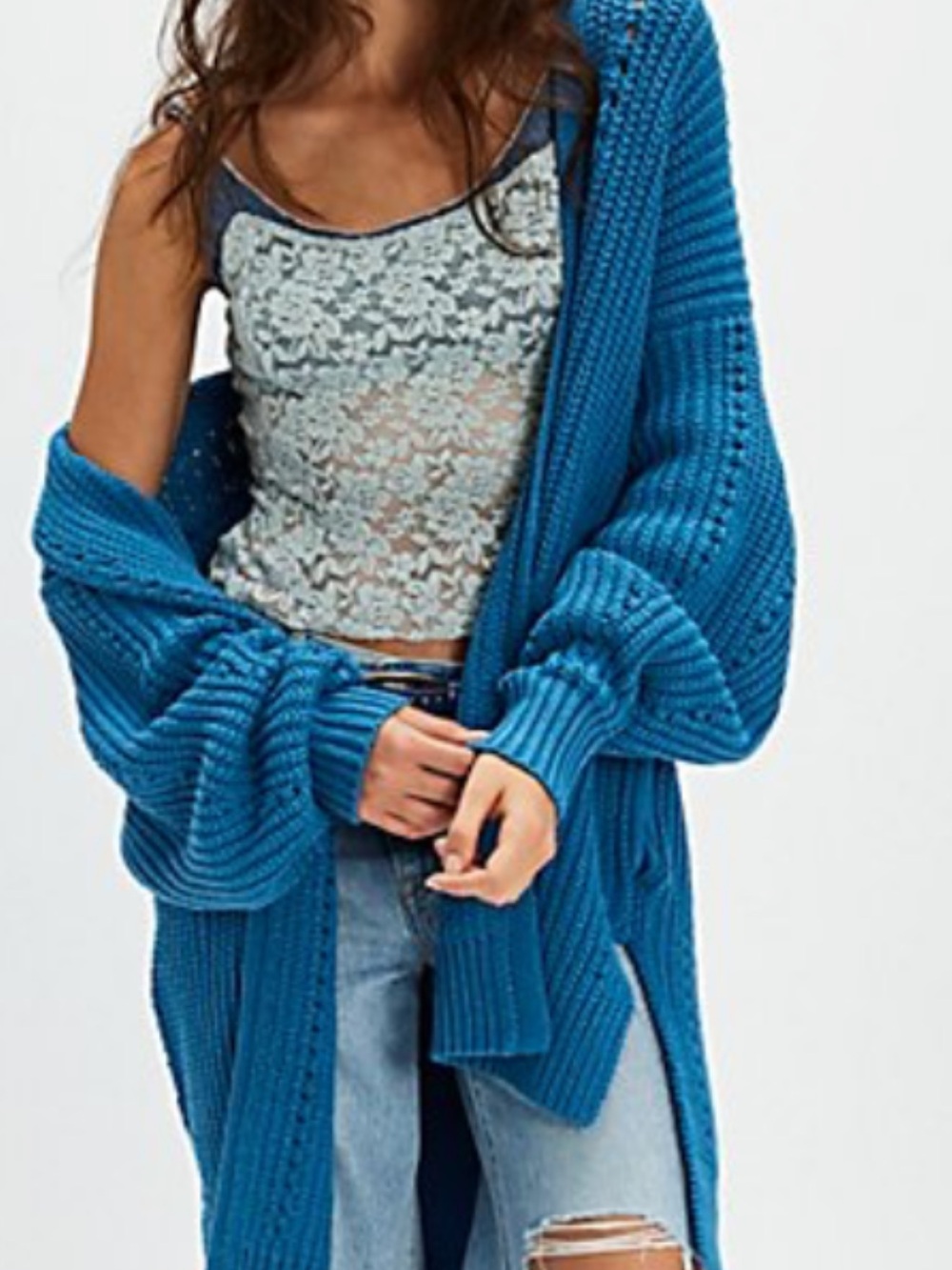Free People Swim To Deep Cardigan